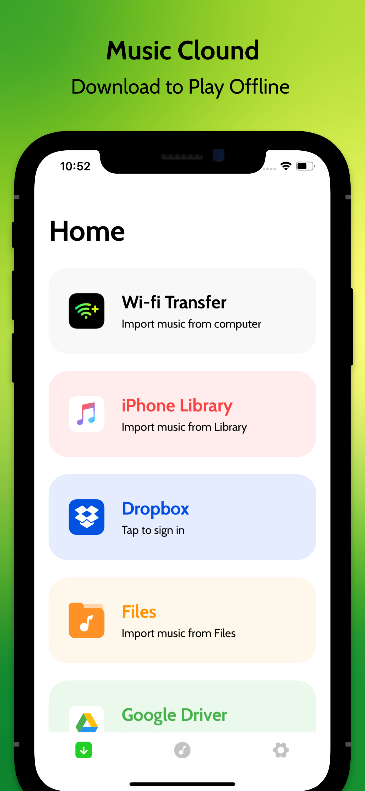 Cloud Music side